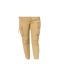 Load image into Gallery viewer, Kicked Back High Waist Cargo Jogger Pants
