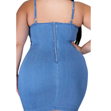 Load image into Gallery viewer, Denim Bodycon Dress
