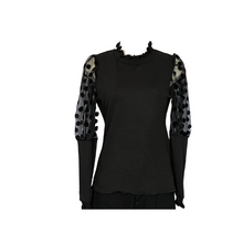 Load image into Gallery viewer, Dottie Sheer Long Sleeve Pull Over Blouse
