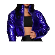 Load image into Gallery viewer, Blueberry Puffer Jacket
