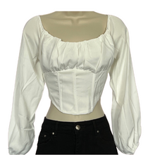 Load image into Gallery viewer, Chae Chae Tie Back Corset Top
