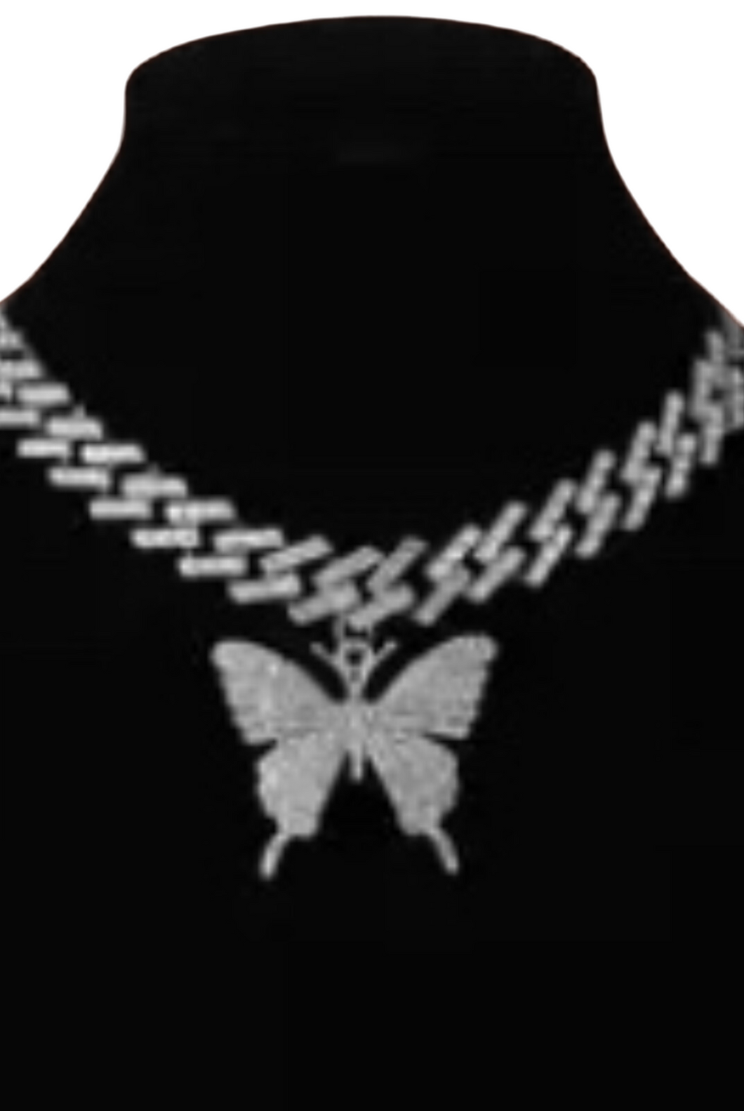 Butterfly Bling Necklace