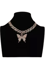 Load image into Gallery viewer, Butterfly Bling Necklace
