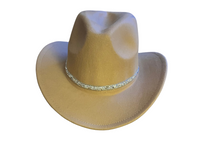 Load image into Gallery viewer, Western Rhinestone Fedora
