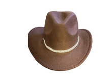 Load image into Gallery viewer, Western Rhinestone Fedora
