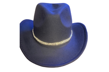 Load image into Gallery viewer, Western Rhinestone Fedora
