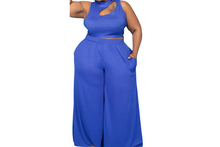 Load image into Gallery viewer, Blueberry Two Piece Pants Set
