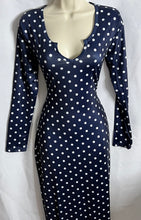 Load image into Gallery viewer, Dotted Vneck Dress
